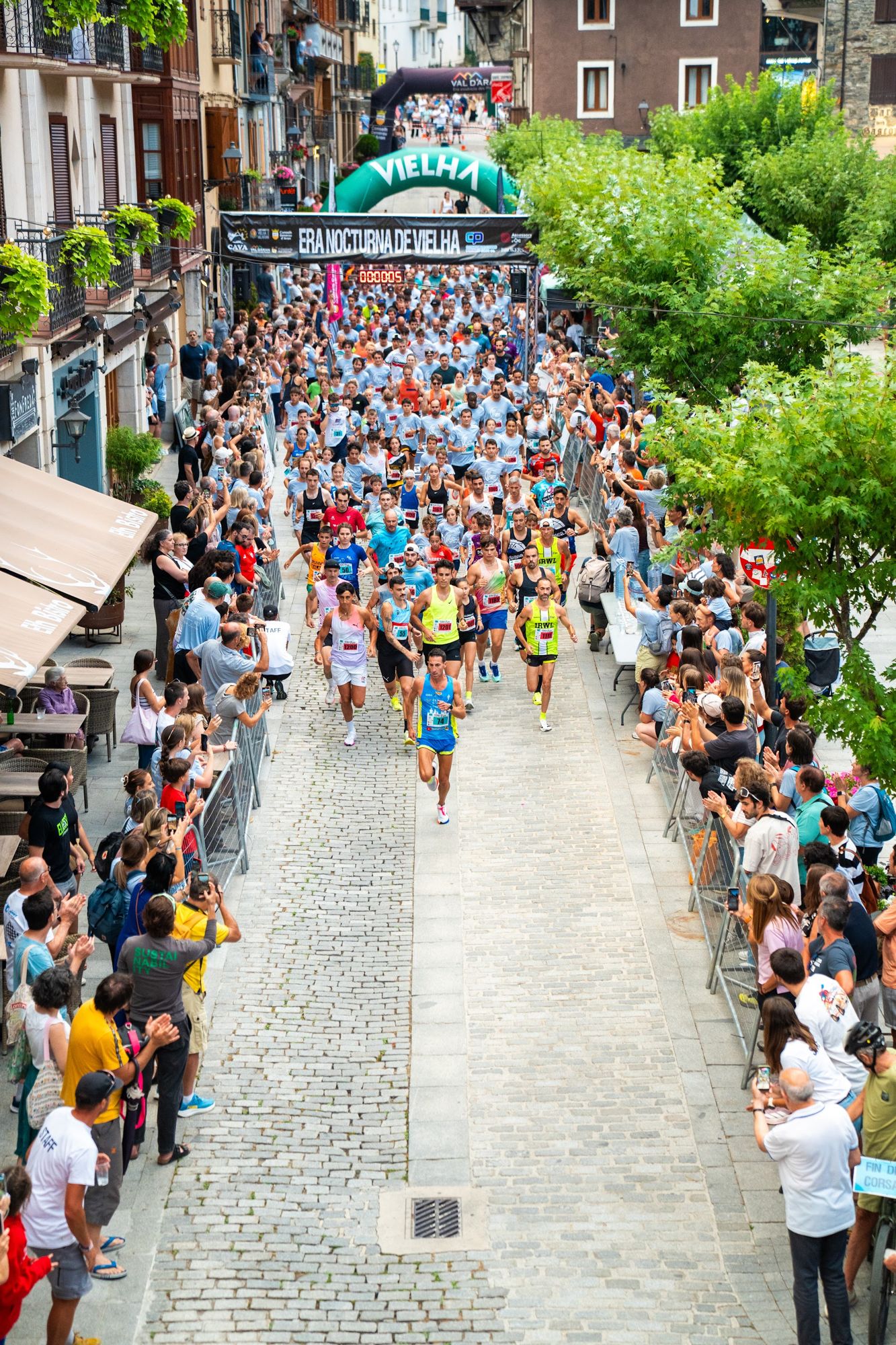 Salida masiva de la 5K y la 10K desde arriba